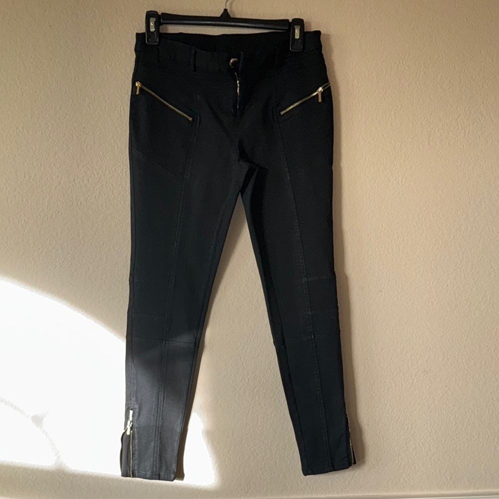 Bebe Black Garment with Gold Details